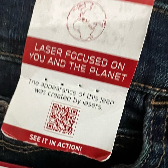 Wrangler Boy's Jeans Five Star Boot Fit Flex Size 14 Blue Slim Husky –New w/Tags - Picture 6 of 13